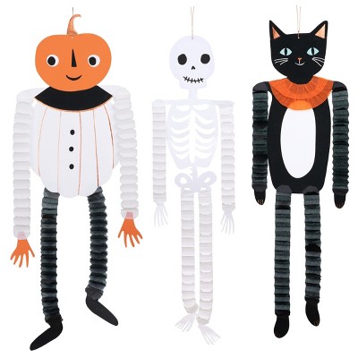Meri Meri Vintage Halloween Honeycomb Decorations (Pack of 3)