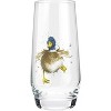Royal Worcester Wrendale Designs Highball Glass, Set of 4 - 19 oz Tall Drinking Glasses with Duck, Fox, Hamster, Hare Illustrations - 4 of 4