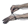 INSPIRE CHIC Women's Polka Dot Mesh Extra Long Gloves - 4 of 4