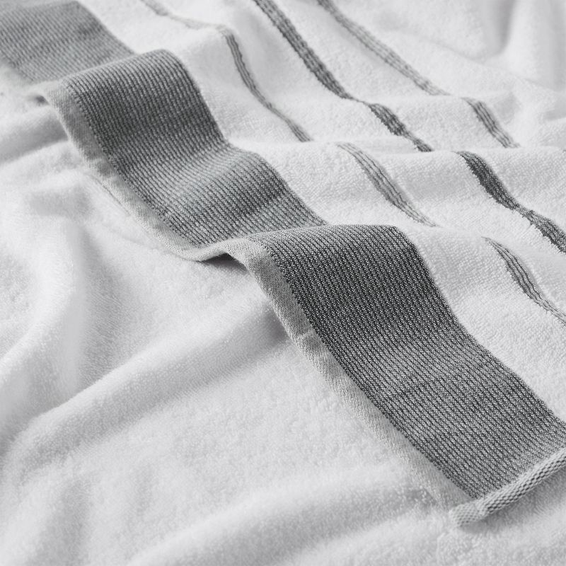 6pc Striped Towel Set - Isla Jade, 3 of 11