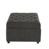 Whisen 49.6" Convertible Ottoman Sleeper Sofa Bed with Memory Mattress - Space-Saving Tufted Design for Small Living Rooms - 3 of 4