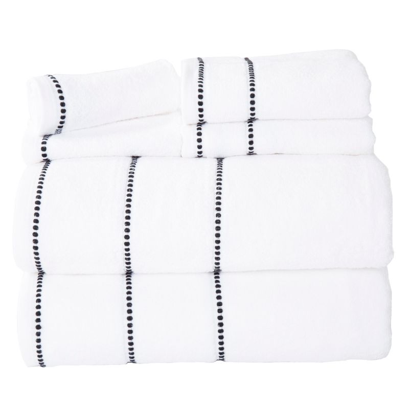 Lavish Home 12PC Cotton Bath Towel Set - Quick Dry Towels with 4 Bath Towels, 4 Hand Towels, and 4 Washcloths, 4 of 7