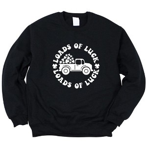 Simply Sage Market Women's Graphic Sweatshirt Loads Of Luck Truck - 1 of 3