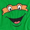 Teenage Mutant Ninja Turtles Michaelangelo Smallile Kids T Shirt For Youth, Kelly Green, X Large - 3 of 4