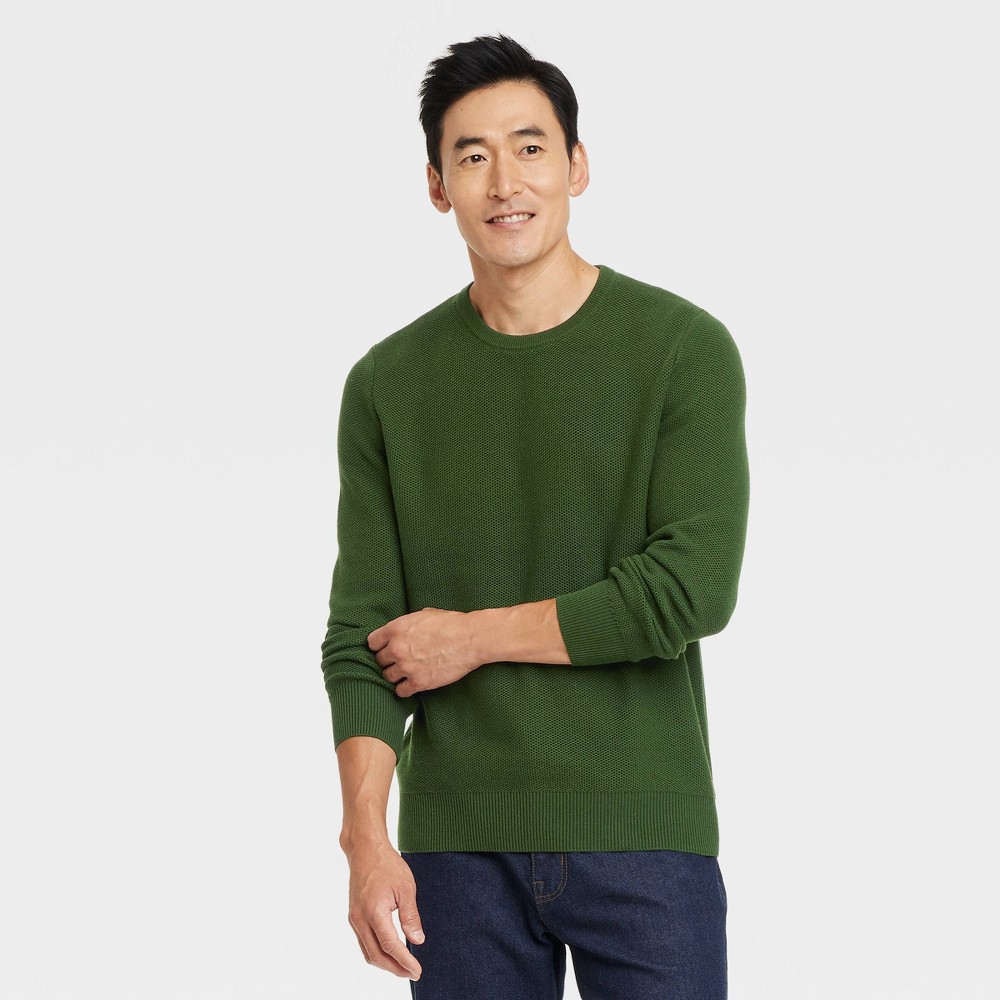 Men's Crewneck Pullover Sweater - Goodfellow & Co™ Green XL