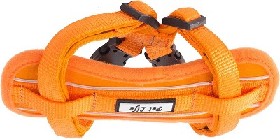 Pet Life Mountaineer Chest Compression Adjustable Reflective Easy Pull Dog Harness
