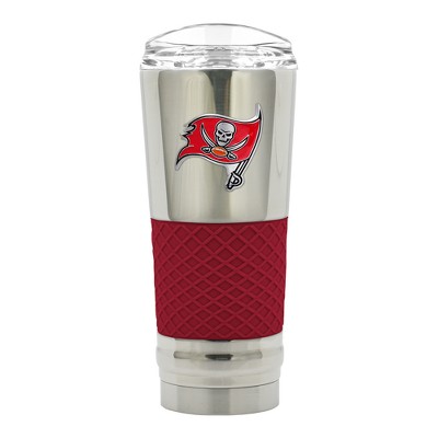 NFL Tampa Bay Buccaneers 24oz Draft Tumbler with Chrome Finish