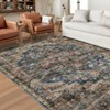 Washable Area Rugs Vintage Distressed Accent Rug with Non-Slip Backing - 2 of 4