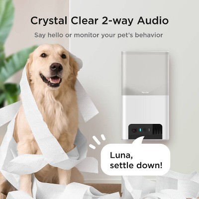 Petcube Bites 2 Lite Interactive WiFi Pet Monitoring Camera with Phone App and Treat Dispenser