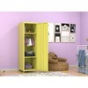Metal Storage Cabinet With 3 Hanging Rod, 3 Storage Spaces, Metal Locker, 50.78in High Storage Cabinet For Home, School, Gym, Bedroom - 2 of 4