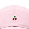 Dalix Lil Cherry Embroidered Cotton Summer Outdoor Baseball Cap Dad Hat Womens - 2 of 4