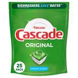 Cascade Fresh Scent Original Dishwasher Pods, ActionPacs Dishwasher Detergent Tabs