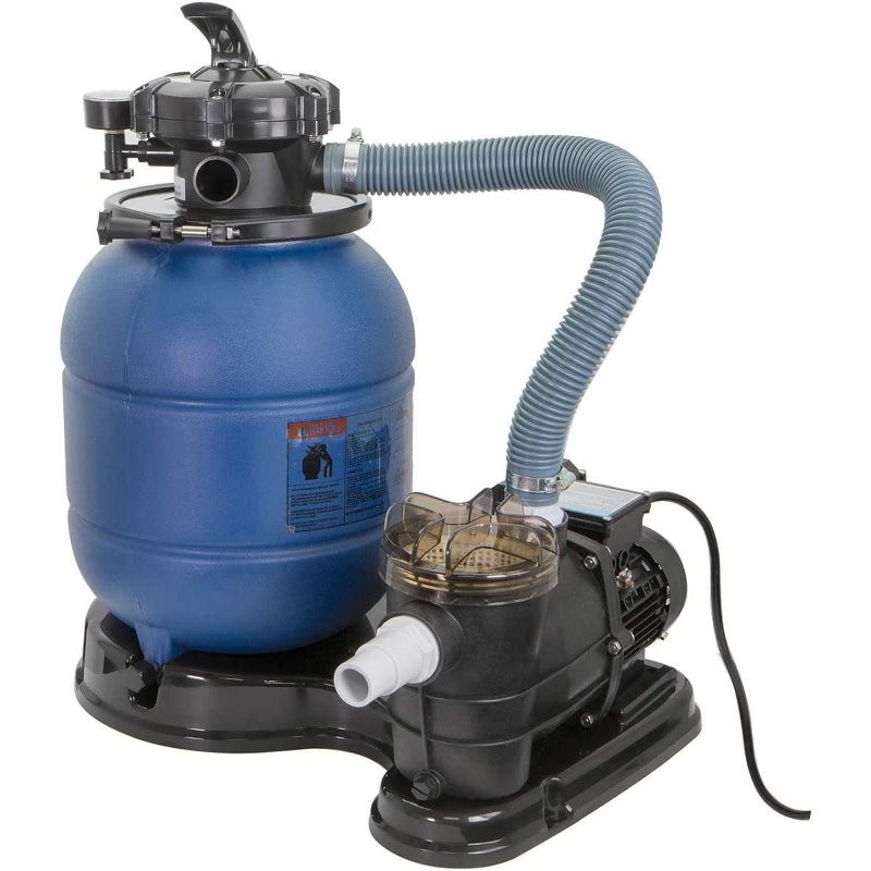 XtremepowerUS 13" Sand Filter with 3/4HP Water Pump Above Ground Swimming Pool, 1 of 7