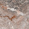 Terra Cotta Copper And Gray Abstract Washable Indoor Outdoor Area Rug - 4 of 4