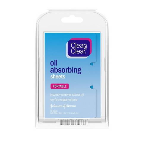 Clean & Clear Oil Absorbing Facial Blotting Sheets - 50ct - image 1 of 4