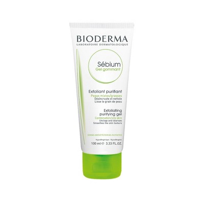 Bioderma Sebium Exfoliating Gel Facial Cleanser - 3.33 fl oz