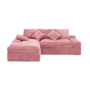 Dolonm Single Recliner Sofa: 300lb Capacity, Chenille Fabric, Ergonomic Design for Living Room/Study -6 Color - 1 of 4