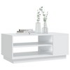 vidaXL Coffee Table White 40.2 in.x21.7 in.x16.9 in. Engineered Wood - 4 of 4