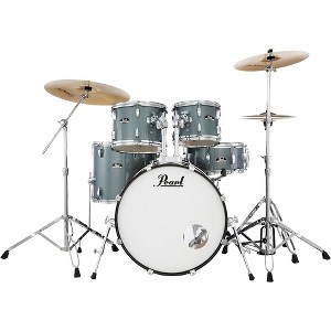 Pearl Roadshow 5-Piece Drum Set With Hardware and SABIAN PX Cymbals Charcoal Metallic - 1 of 4