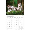 BrownTrout For the Love of Siberian Huskies 2026 14"x24" Hanging Deluxe Wall Calendar Plastic-Free - 4 of 4