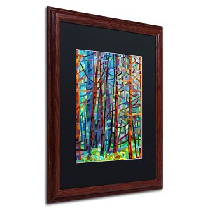 Trademark Fine Art -Mandy Budan 'In A Pine Forest' Matted Framed Art - 1 of 4