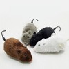 Plush roll mouse shaped toy, realistic and interesting clock cartoon animal auxiliary teaching tool, children's toy decoration gift - 2 of 4
