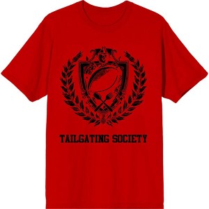 American Football Tailgating Society Adult Crew Neck Short Sleeve Tee - 1 of 2