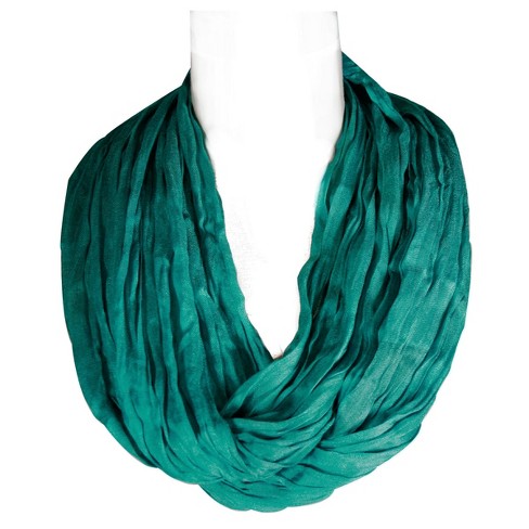 Wrapables Lightweight Silky Soft Infinity Loop Scarf, Turqoise - image 1 of 4