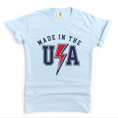 Simply Sage Market USA Lighting Bolt Garment Dyed Tee