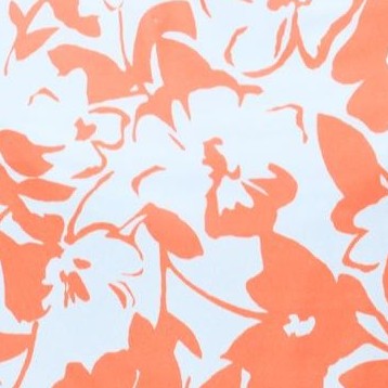 spiced red mono floral
