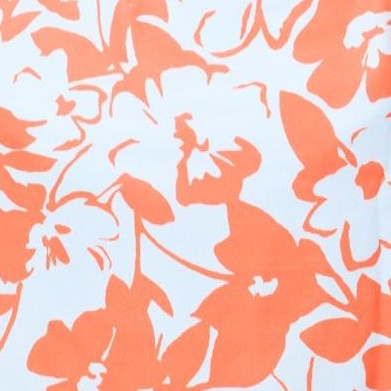spiced red mono floral