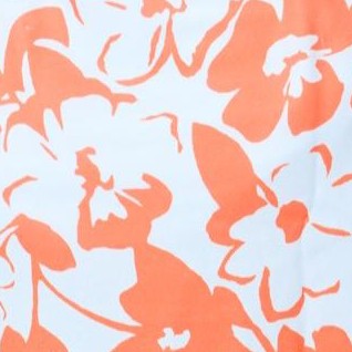 spiced red mono floral