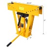 12 Ton Manual Hydraulic Pipe Bender With 6 Dies(1/2", 3/4", 1", 1-1/4", 1-1/2", 2"), Adjustable Rollers For 90-180° Bending - 4 of 4