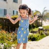 Disney Mickey and Friends Family Matching Outfits C Allover Mickey Mouse Print Denim Dresses Jumpsuit & Ombre T-Shirts - 3 of 4