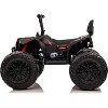 24V Kids ATV With 2 Seater, 4x200W Powerful Engine, Dual 7AH Batteries, Accelerator Handle, EVA Tires,  LED Lights & Music - 3 of 4