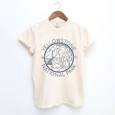 Simply Sage Market Women's Yellowstone National Park Short Sleeve Garment Dyed Tee