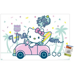 Trends International Hello Kitty: 20 Kawaii Vacation - Let's Go Unframed Wall Poster Prints - 1 of 4