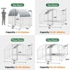Large Metal Chicken Coop with Waterproof Cover - Heavy Duty Outdoor Poultry Cage for Chickens, Ducks & Rabbits - 2 of 4