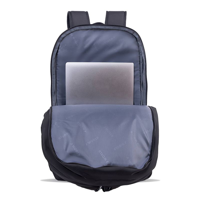 JWorld Allan 20.5&#34; Backpack - Black: Eco-Friendly, Water-Resistant, Laptop Sleeve, Reflective Tape, for School & Travel, 5 of 8