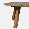 Jofran, Reclamation 36" Round Rustic Reclaimed Solid Wood Coffee Table - 4 of 4
