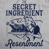 Mens The Secret Ingredient Is Resentment T Shirt Funny Thanksgiving Dinner Turkey Day Tee - Crazy Dog Men's T Shirt - 2 of 4