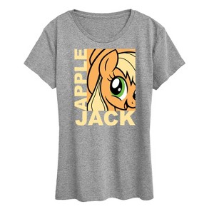 Women's - My Little Pony - Character Block Apple Jack Short Sleeve Graphic T-Shirt - 1 of 4