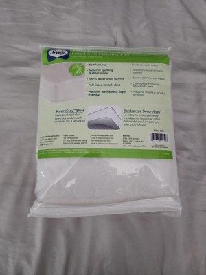 Sealy Cozy Dreams Waterproof Quilted Fitted Crib & Toddler Mattress Pad ...