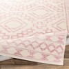 Livabliss Ustad 2'7"x7'3" Runner Tufted Indoor Area Rugs Pale Pink: Stain-Resistant Polypropylene, Classic Shapes, Handmade - 4 of 4