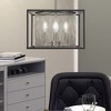 Toltec Lighting Cadina 4 - Light Pendant in  Matte Black/Brushed Nickel - 3 of 4