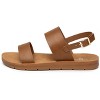 Alpine Swiss Beth Womens Flat Sandals Two Strap Buckle Slides Comfortable Summer Shoes Casual Slip On Footbed Sandals for Everyday Wear - 3 of 4