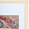 Lonqu - 23" X 14" - Red/Navy - Framed Textile Wall Art - WLA1003 - Safavieh - 4 of 4