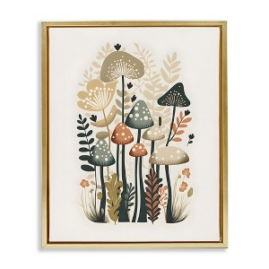 Stupell Industries Whimsical Mushroom Botanicals, 31" x 25" - 1 of 4