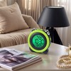 REGALWOVEN Battery Powered Plastic LED Round Alarm Clock 4.3"L x 2.4"W x 4.3"H 1 Pc - 2 of 4