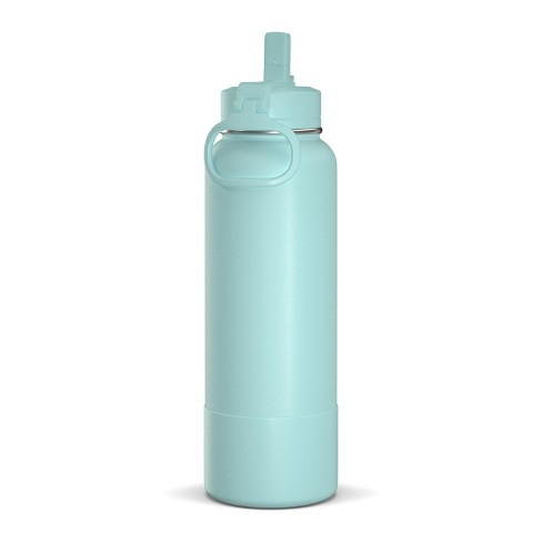 Hydrapeak 40oz Insulated Water Bottle With Straw Lid Matching Color Cap And  Rubber Boot Alpine : Target